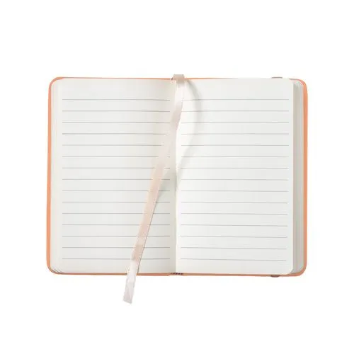 Carnet A6 Couverture PU Pastel avec Élastique - 80 Pages Lignées