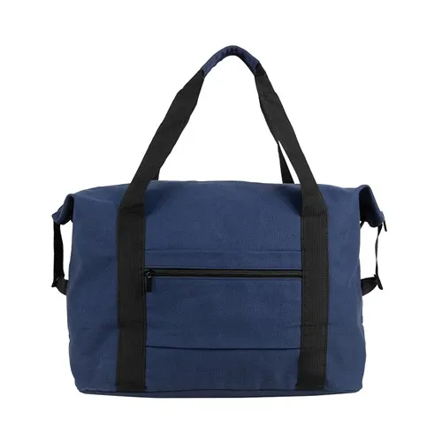 Sac de Voyage en Toile RPET Personnalisable - Bleu Marine 460g/m²