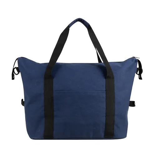 Sac de Voyage en Toile RPET Personnalisable - Bleu Marine 460g/m²