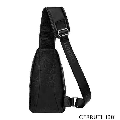 Sac Reporter Cuir Grainé Noir - Personnalisable par Sérigraphie