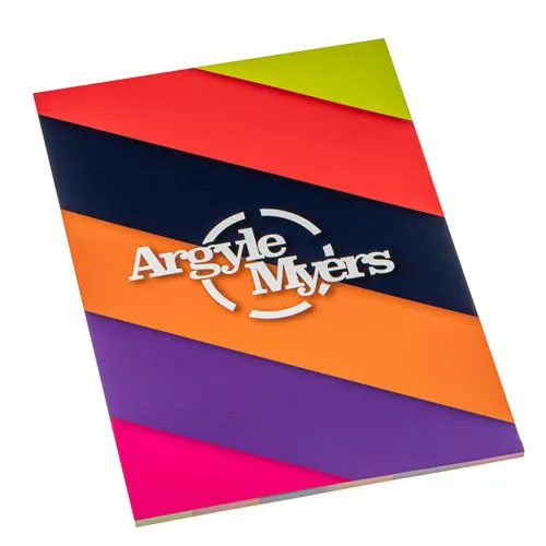 Bloc-notes A4 50 feuilles avec couverture personnalisable