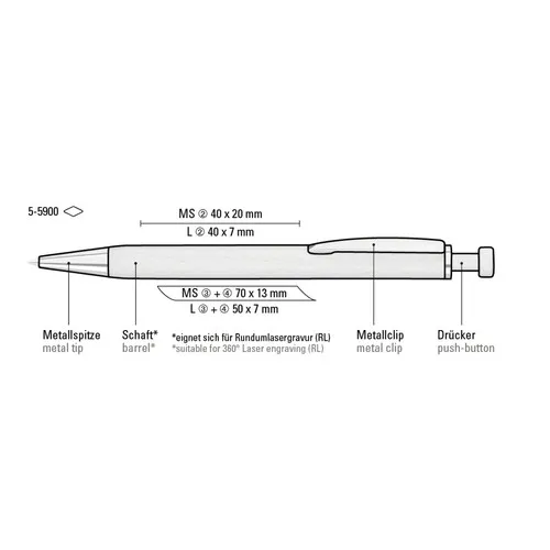 Stylo Bille Rétractable en Bois Certifié FSC® Personnalisable