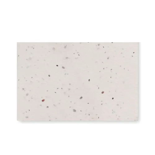 Carte de visite ensemencée graines de fleurs sauvages personnalisable