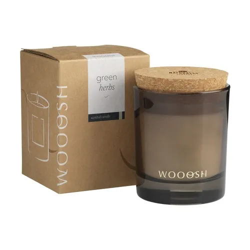 Wooosh Scented Candle Green Herbs bougie parfumée