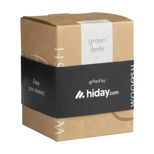 Wooosh Scented Candle Green Herbs bougie parfumée