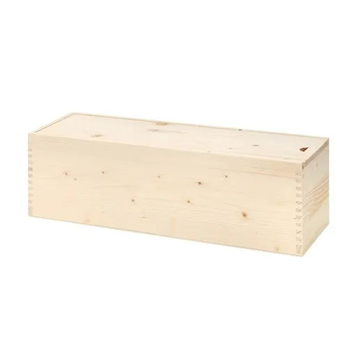 Caisse Bois 6 Bouteilles Champagne Personnalisable - Fermeture Clipper