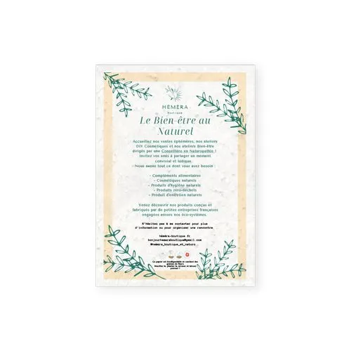 Flyers à Planter Personnalisés - Communication Écoresponsable