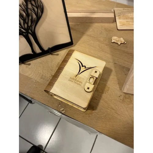 Coffret Bijoux Bois Laser Personnalisé Made in France