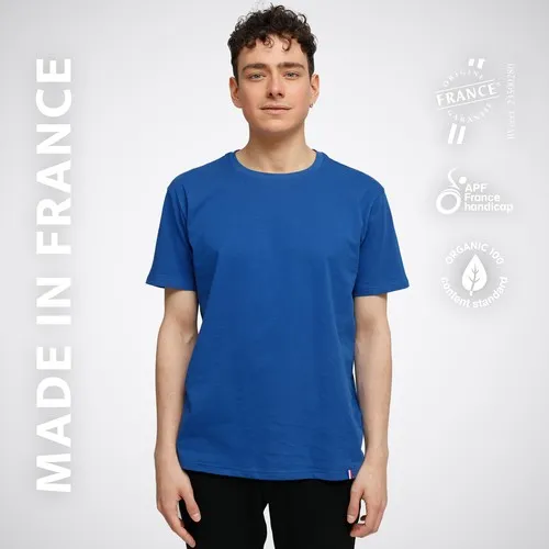 T-Shirt Col Rond Homme en Coton Bio Personnalisable