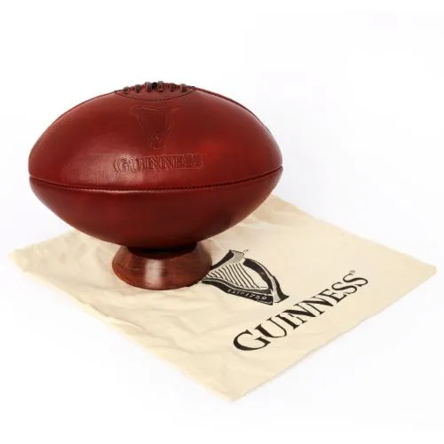 Ballon de Rugby Vintage en Cuir Personnalisable - Taille Officielle