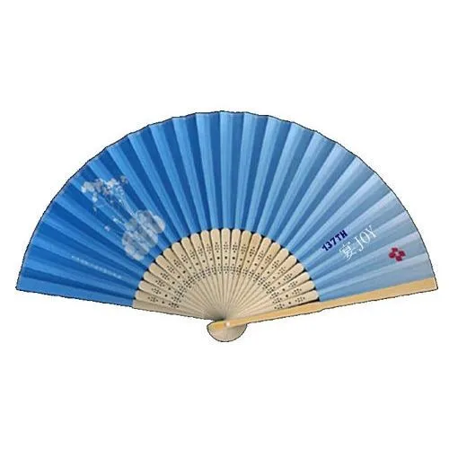 EVENTAIL EN PAPIER ET EN BOIS