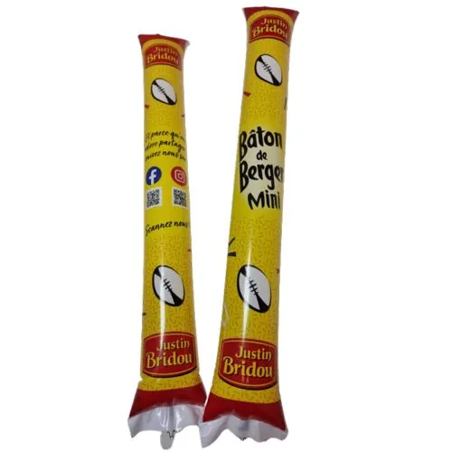Bâtons gonflables Tap Tap personnalisables - Communication événementielle