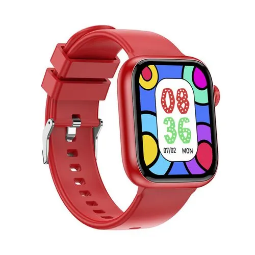 Montre Connectée Personnalisable IGO - Bluetooth 5.3 - IP67 - Rouge