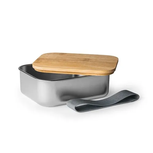 Ensemble Repas Nomade Bambou & Inox - Gamelle 800ml + Gourde 500ml