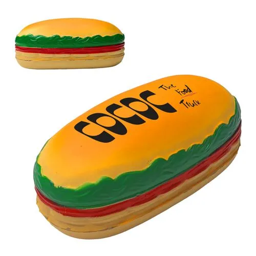 Balle Anti-Stress Sandwich Personnalisable - Objet Publicitaire Original