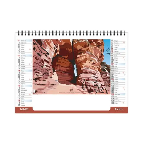 CHEVALET STANDARD 7F - ILLUSTRATIONS 2026 - QUADRI