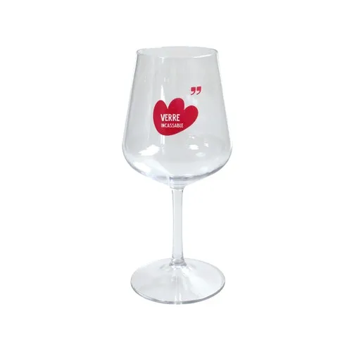 Verre à Pied Tritan Personnalisable - Design Contemporain Haut de Gamme