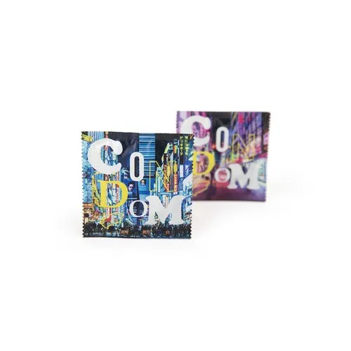 Pochette préservatif personnalisée 64UNO PLUS - Communication responsable