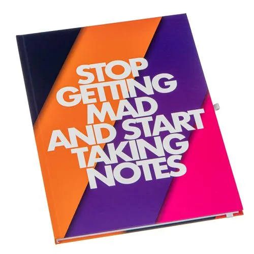 Carnet A4 Couverture Rigide Personnalisable - 50 Feuilles