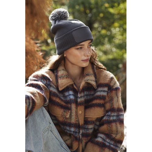 Bonnet à Patch Personnalisable Snowstar® - Pompon Bicolore