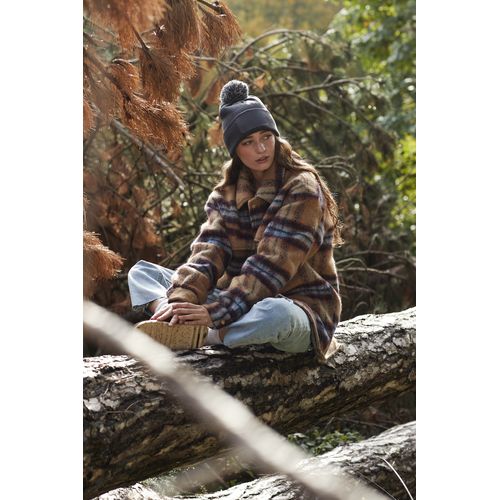 Bonnet à Patch Personnalisable Snowstar® - Pompon Bicolore