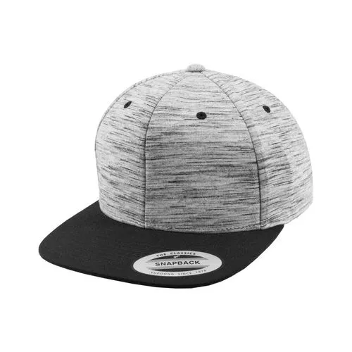 Casquette Snapback Chiné à Visière Plate - Personnalisable
