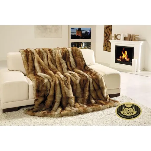 Couverture publicitaire personnalisée roux-brun - Sérigraphie