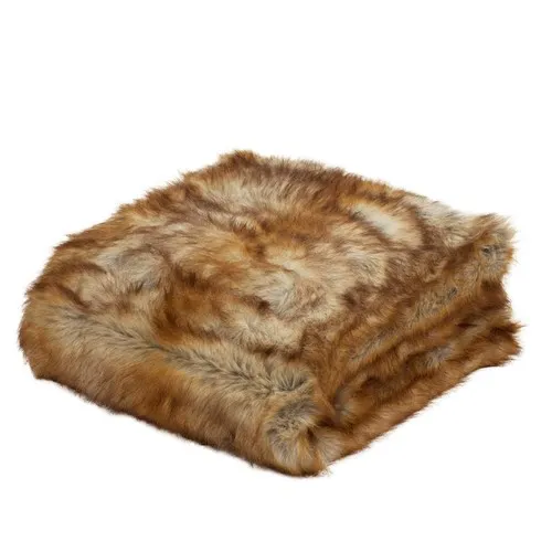 Couverture publicitaire personnalisée roux-brun - Sérigraphie