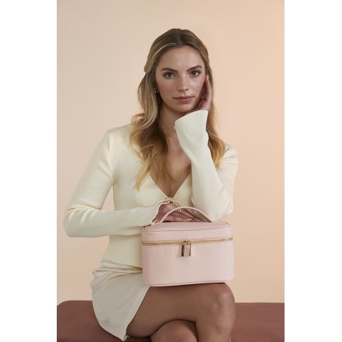 Trousse de Toilette Boutique en Simili Cuir Personnalisable