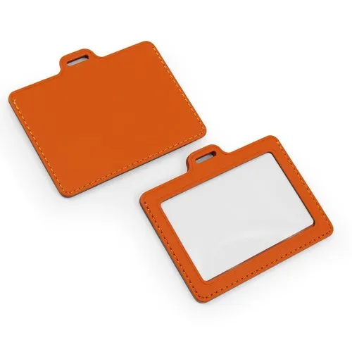 Porte-badge souple en PU personnalisable - Format paysage