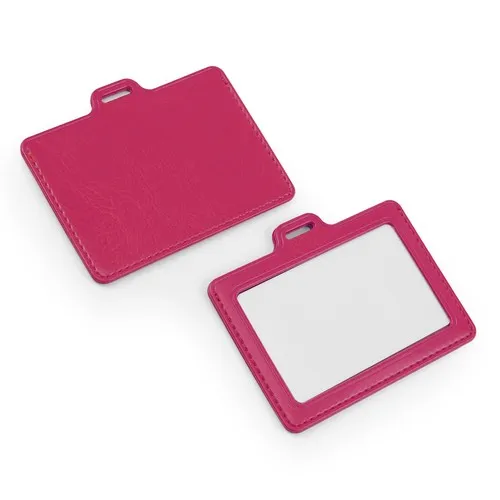 Porte-badge souple en PU personnalisable - Format paysage