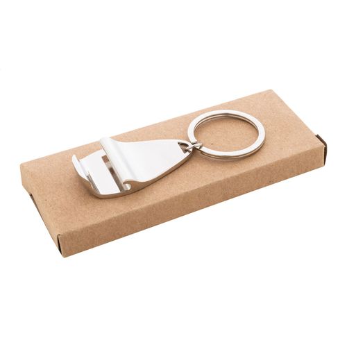 Porte-clés Décapsuleur Métal Personnalisable - Boîte Kraft Incluse