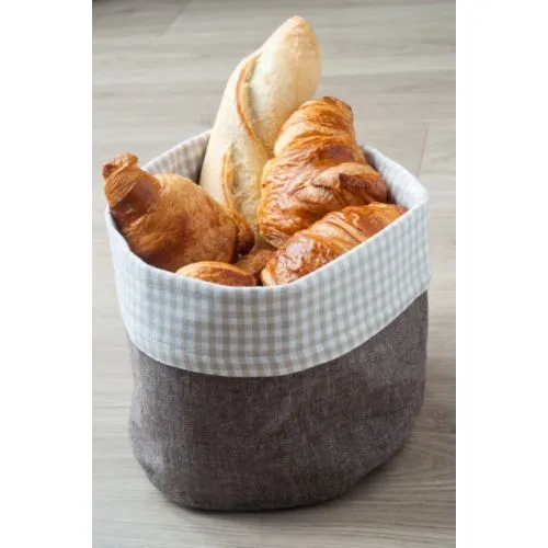 Corbeille à pain en coton personnalisable - Communication écoresponsable