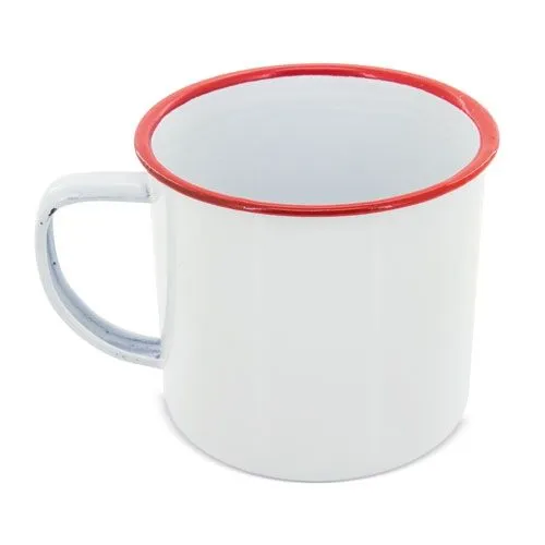 Tasse métallique émaillé "Retro"