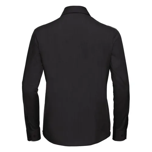 Ladies' Long Sleeve PolyCotton Poplin Shirt