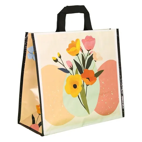 Sac Shopping en Jute Naturelle Personnalisable - Anses Coton