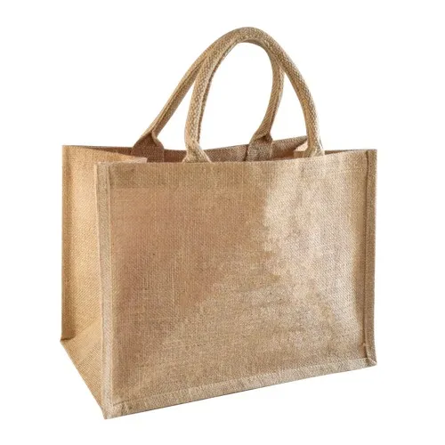 Sac Shopping en Jute Naturelle Personnalisable - Anses Coton