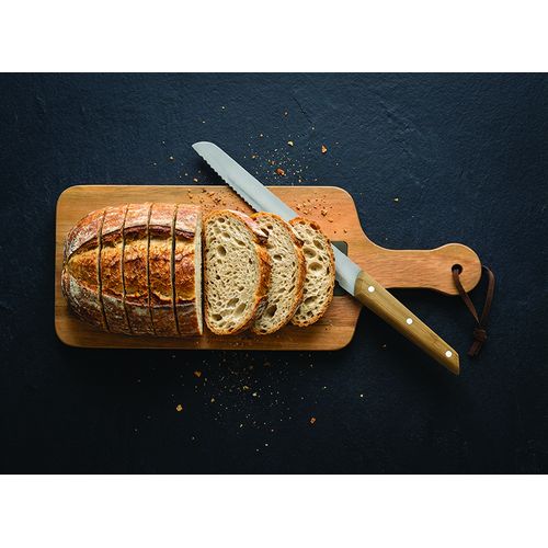 Couteau à pain bambou personnalisable - Lame inox 19cm