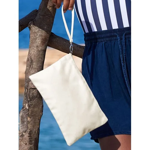 Canvas Wristlet Pouch