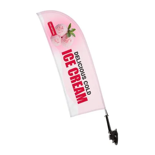 Drapeau de Fenêtre à Ventouse - Support Publicitaire Mobile