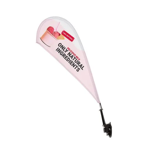 Drapeau de Fenêtre à Ventouse - Support Publicitaire Mobile