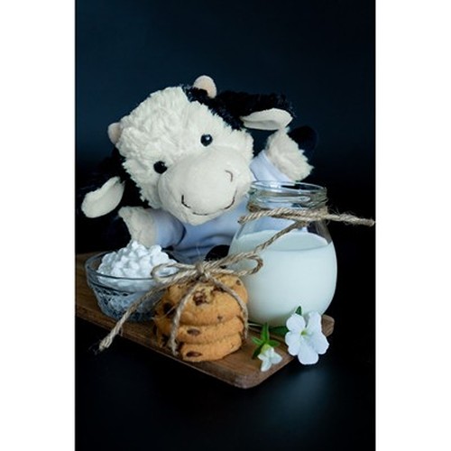 Vache en Peluche Personnalisable avec T-shirt - Cadeau Publicitaire