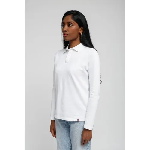 Polo Femme Manches Longues Bio Personnalisable - Coton Piqué 220g