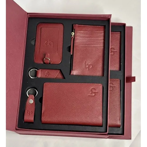 Coffret Prestige Cuir 8 Accessoires Personnalisables Entreprise