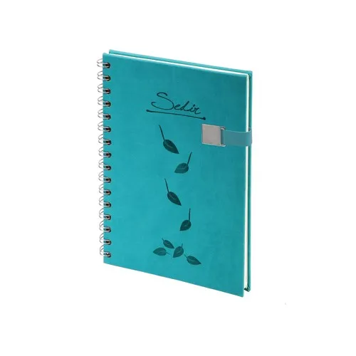 Carnet à spirale Wire-O personnalisable - Couverture PU premium