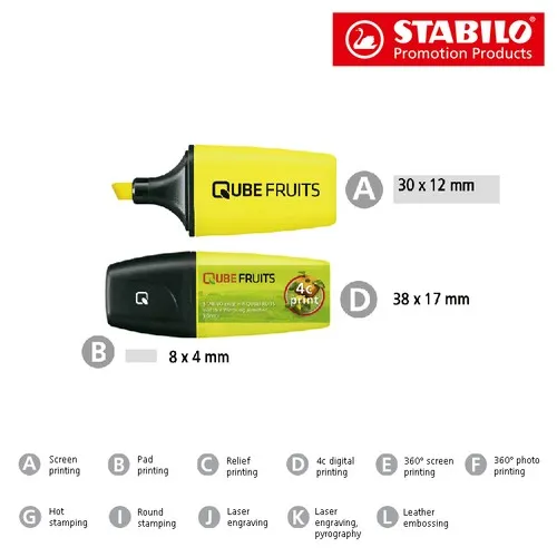 Surligneur mini format personnalisable - Qualité premium