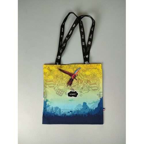 Tote Bag Recyclé Personnalisé All-Over - Fabrication Française