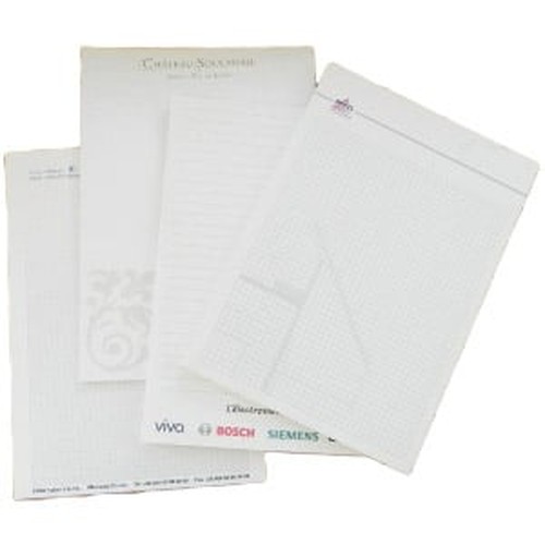 Bloc-notes personnalisé avec couverture encollée - Support publicitaire