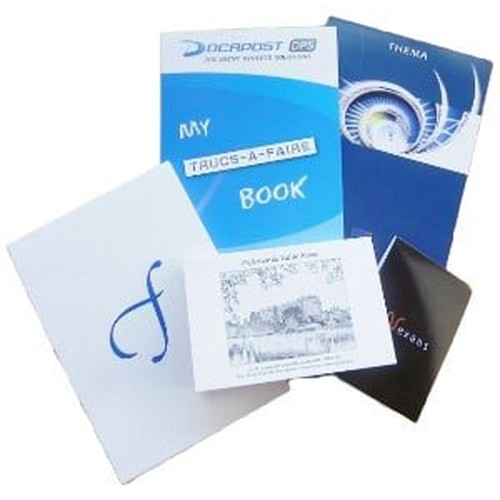 Bloc-notes personnalisé avec couverture encollée - Support publicitaire