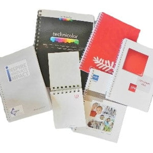 Bloc-notes personnalisé avec couverture encollée - Support publicitaire
